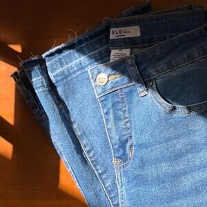 Bleu high rise mid wash jeans (4P)